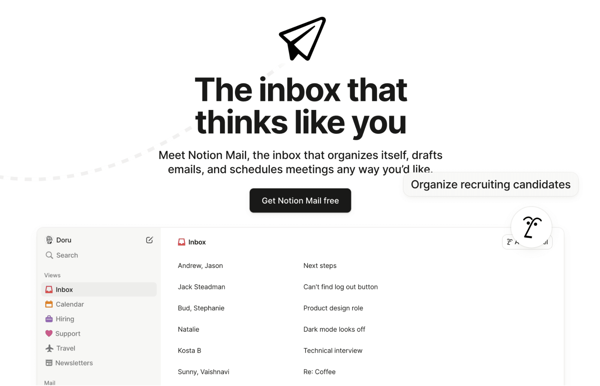 Notion Mail desktop app