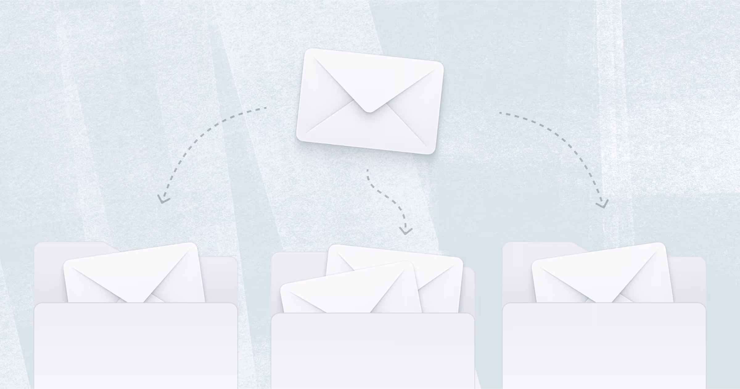 how to automatically send emails to a folder