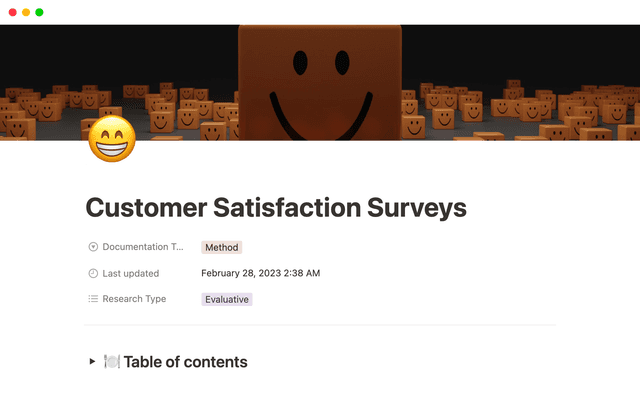 Customer Satisfaction Surveys